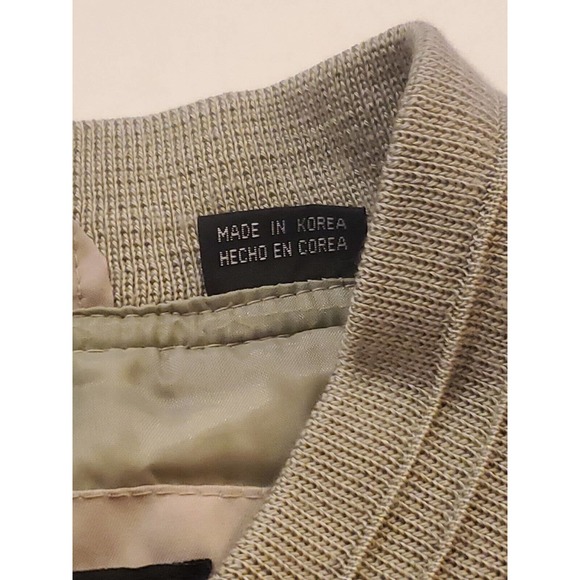 Vintage 90s Members Only Windbreaker Jacket Pullover Mens XL Beige - Old School - Picture 7 of 9